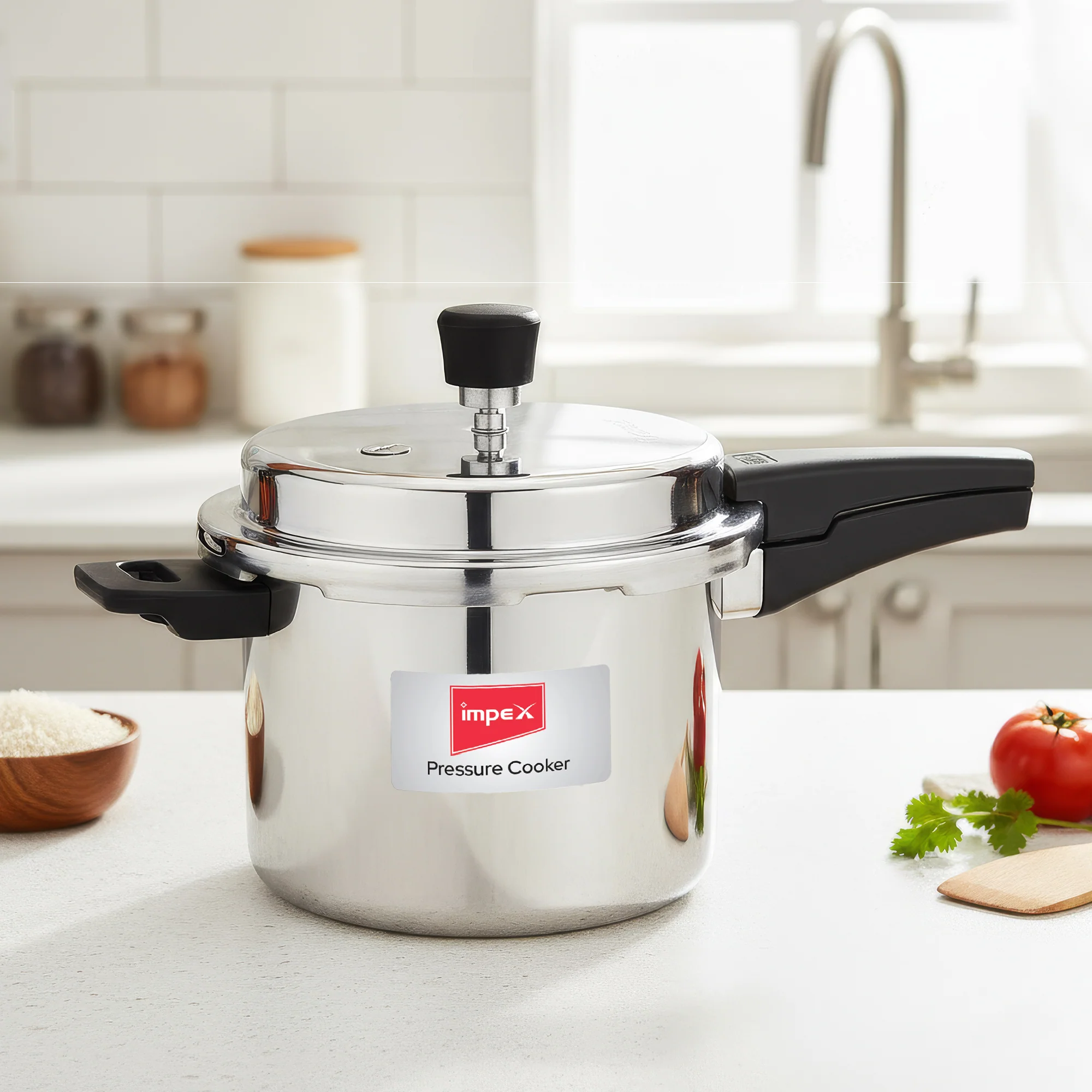 8L Non Stick Biryani Pot + 5L Aluminium Pressure Cooker + 36cm Non Stick Pathiri Tawa - Image 5