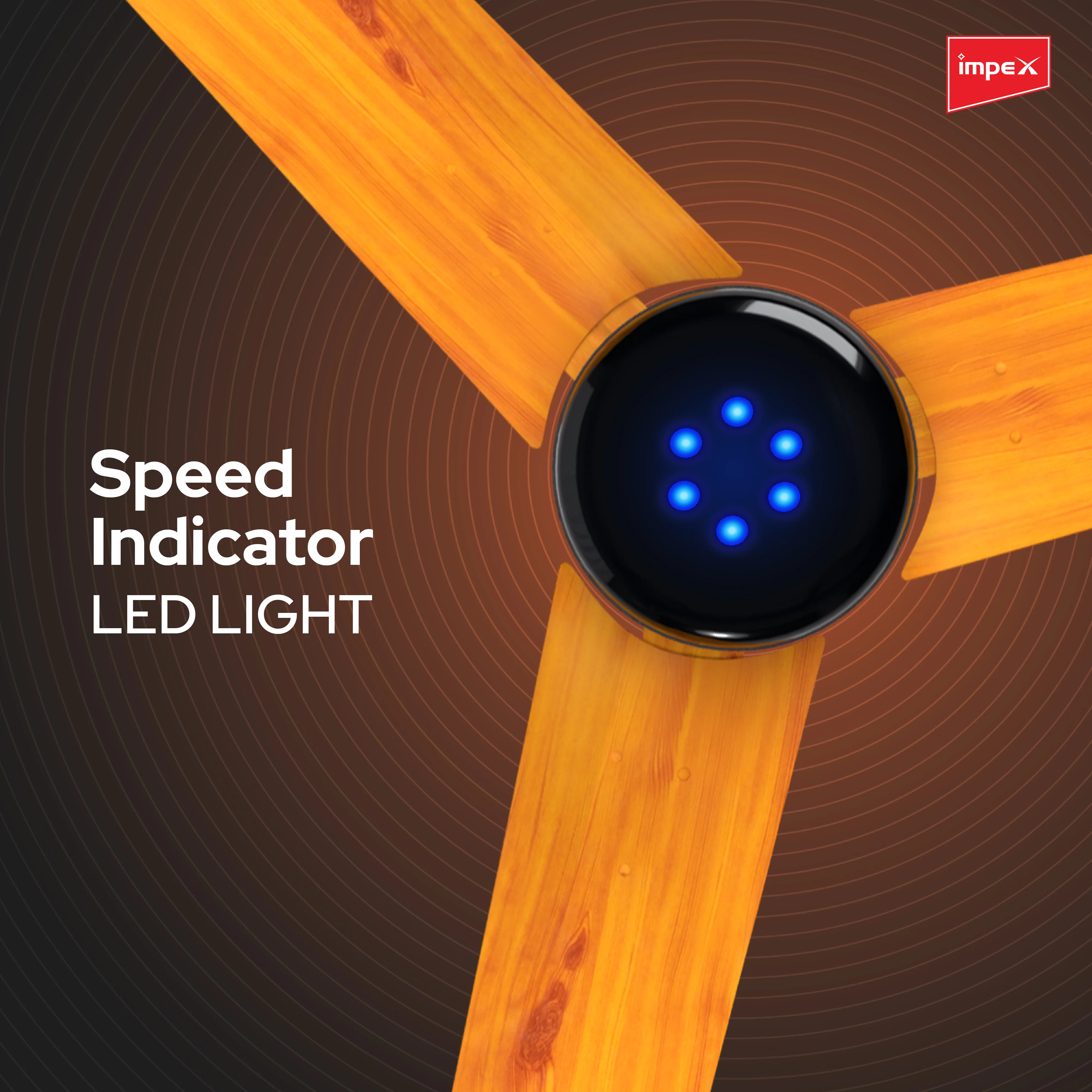 Impex 1200mm Ceiling Fan BLDC ATOM 28 PRIME R with Remote - 5 Star | 5 Year Warranty - Image 5