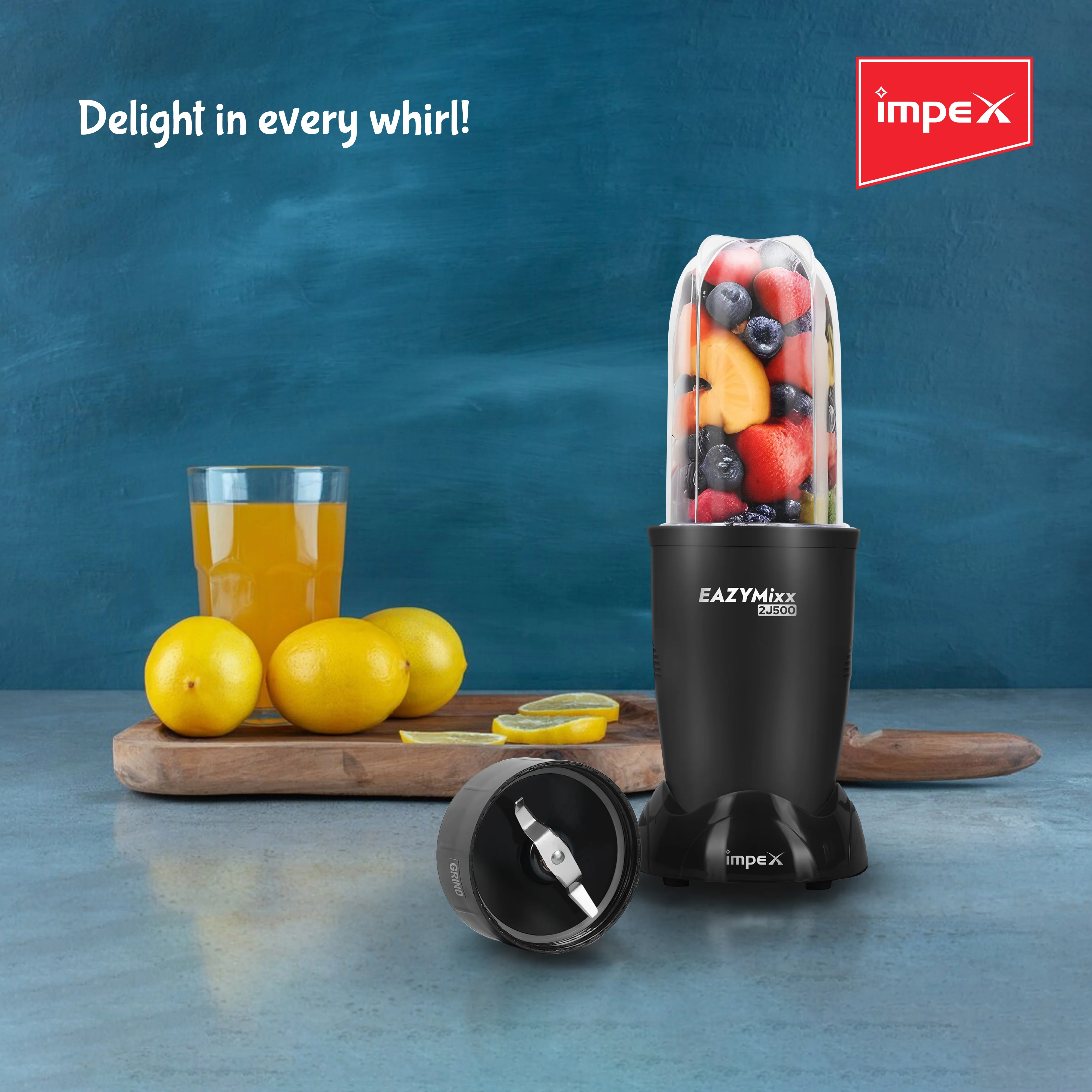 Impex Blender (EAZYMIXX 2J500) Black - Image 3