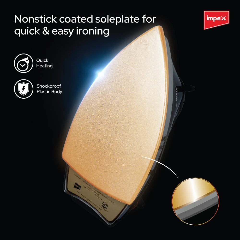 IMPEX Heavyweight Electric Iron Box (Big B) - Image 3