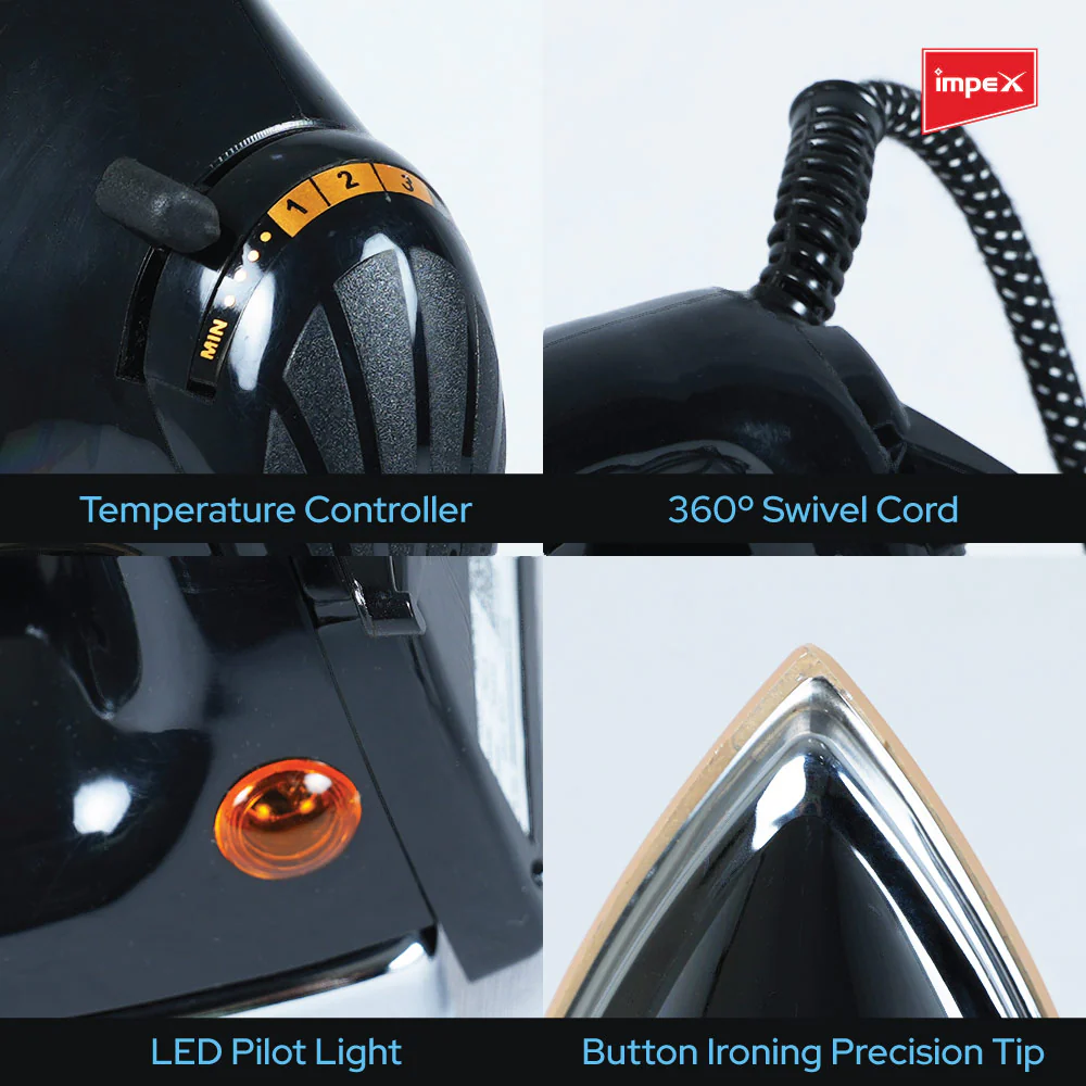 IMPEX Heavyweight Electric Iron Box (Big B) - Image 4