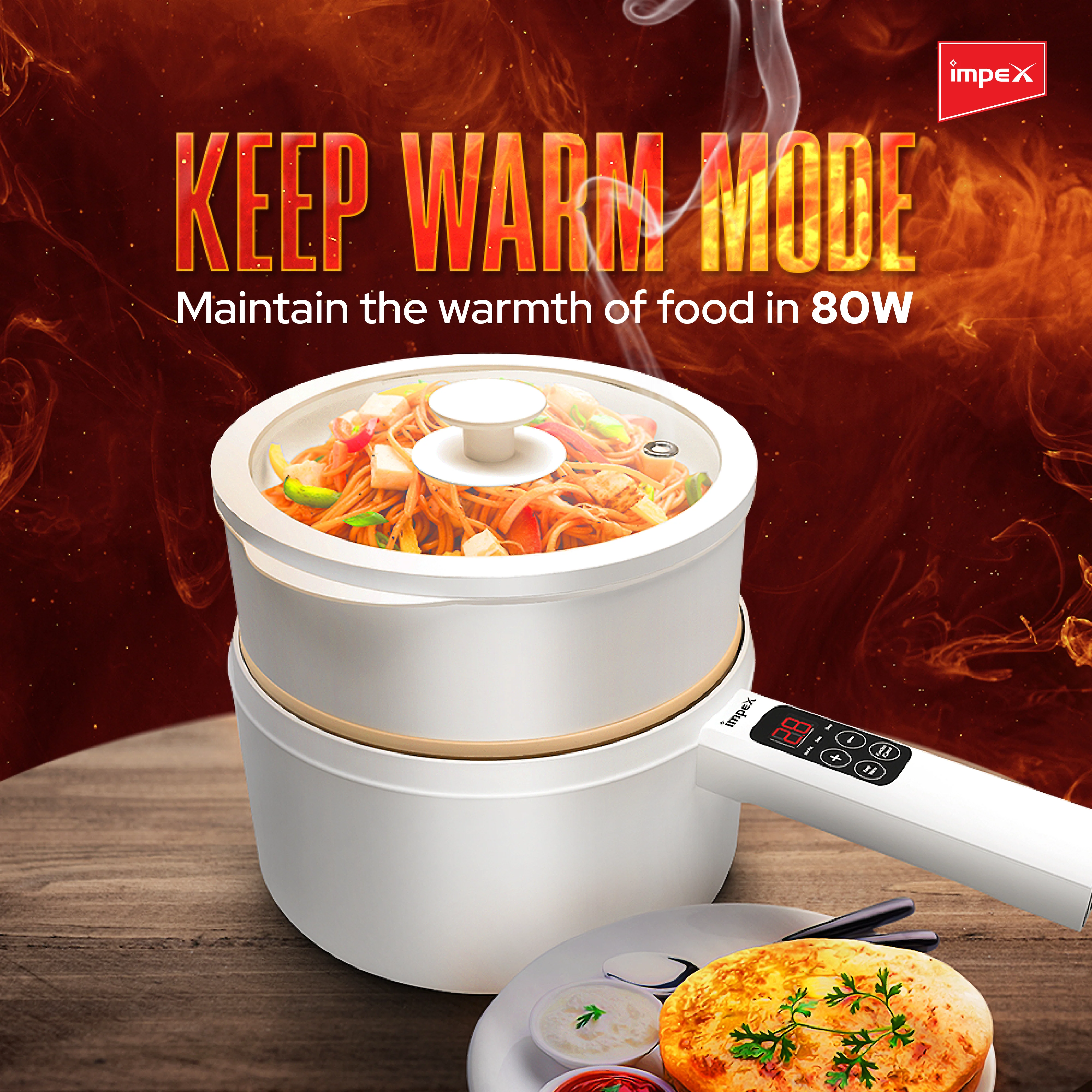 Impex Multi Functional Electric Pan ( Magic Pan WS18 ) - Image 3