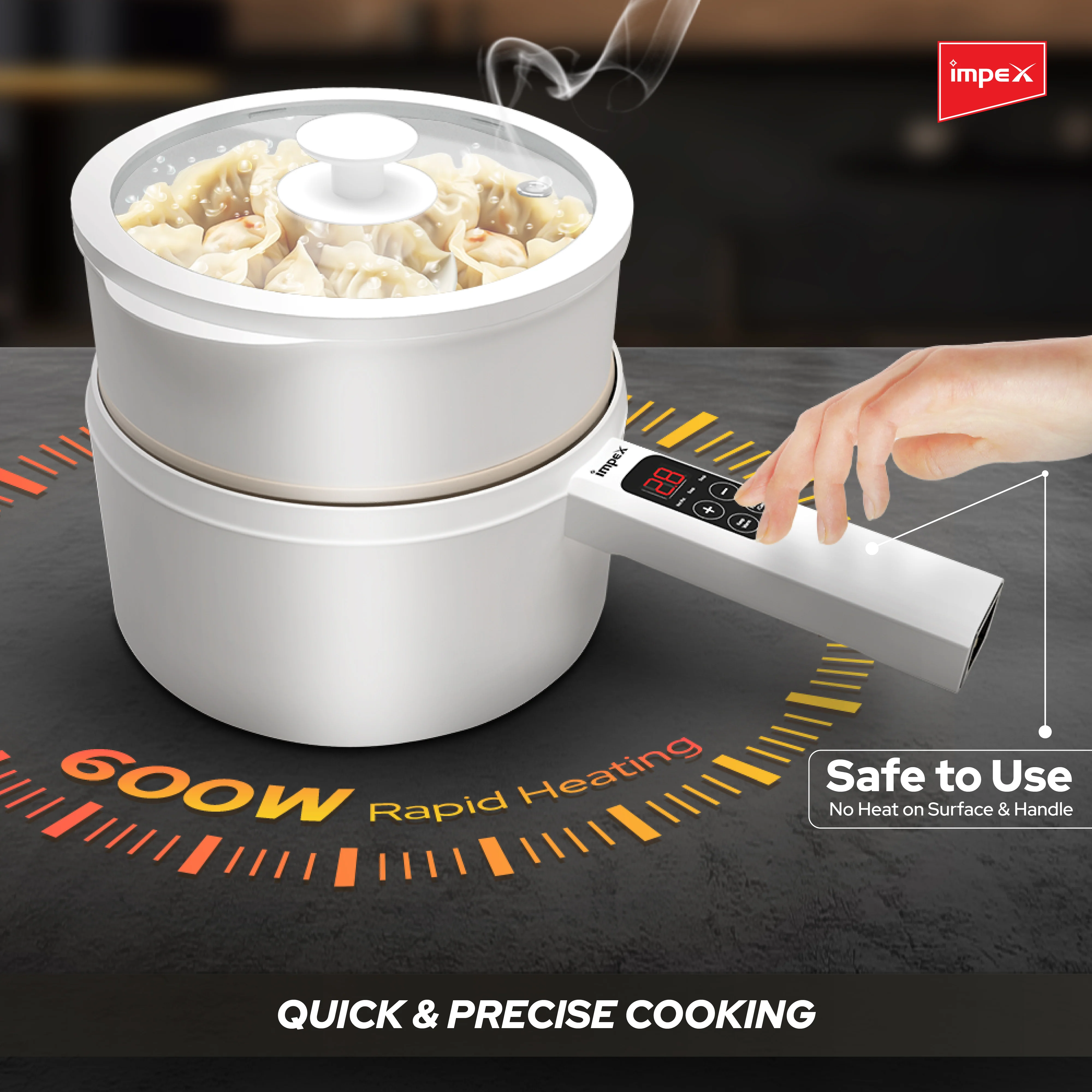 Impex Multi Functional Electric Pan ( Magic Pan WS18 ) - Image 4