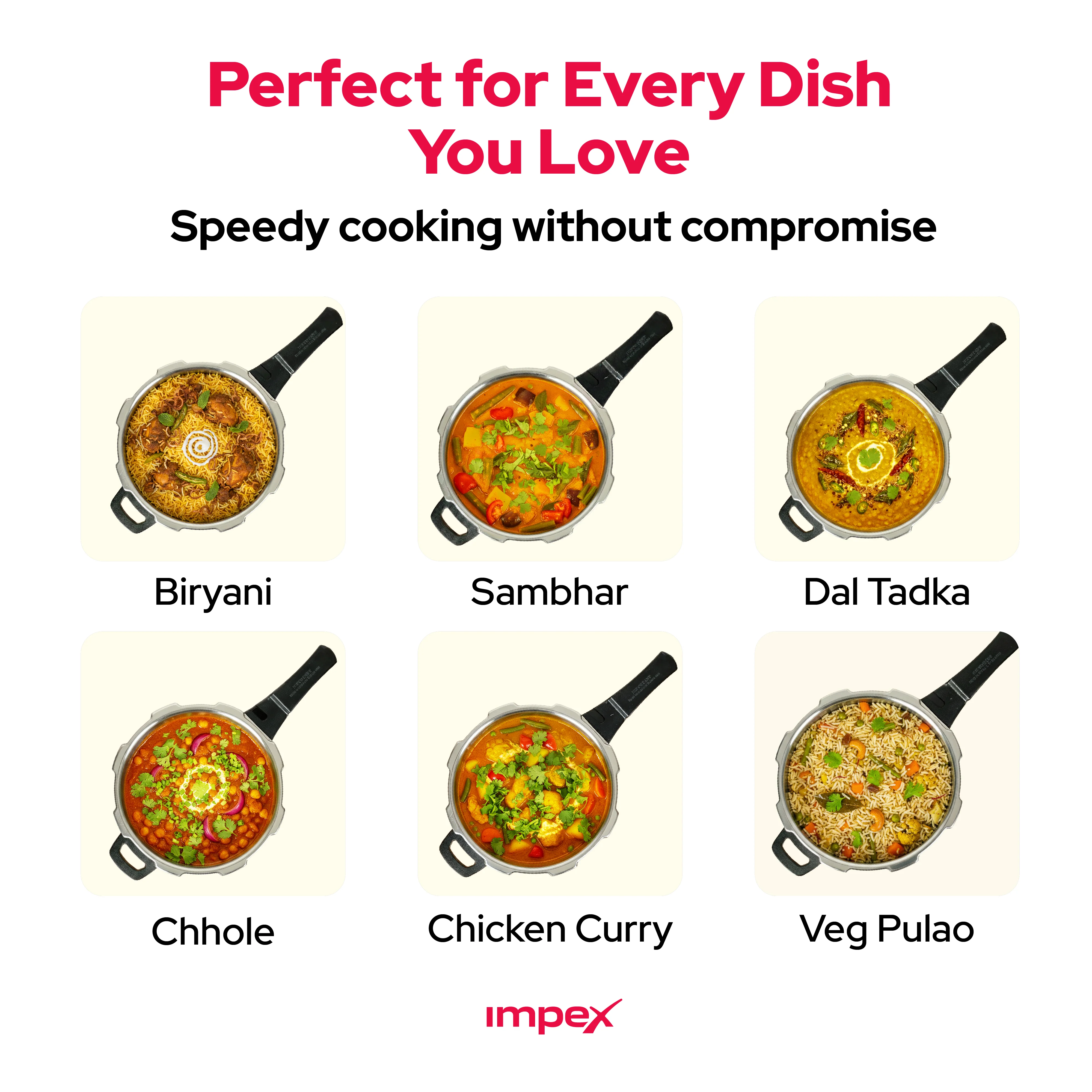 2L,3L,5L Stainless Steel Induction Base Outer Lid Pressure Cooker Family Combo (Pack of 3) - Image 8