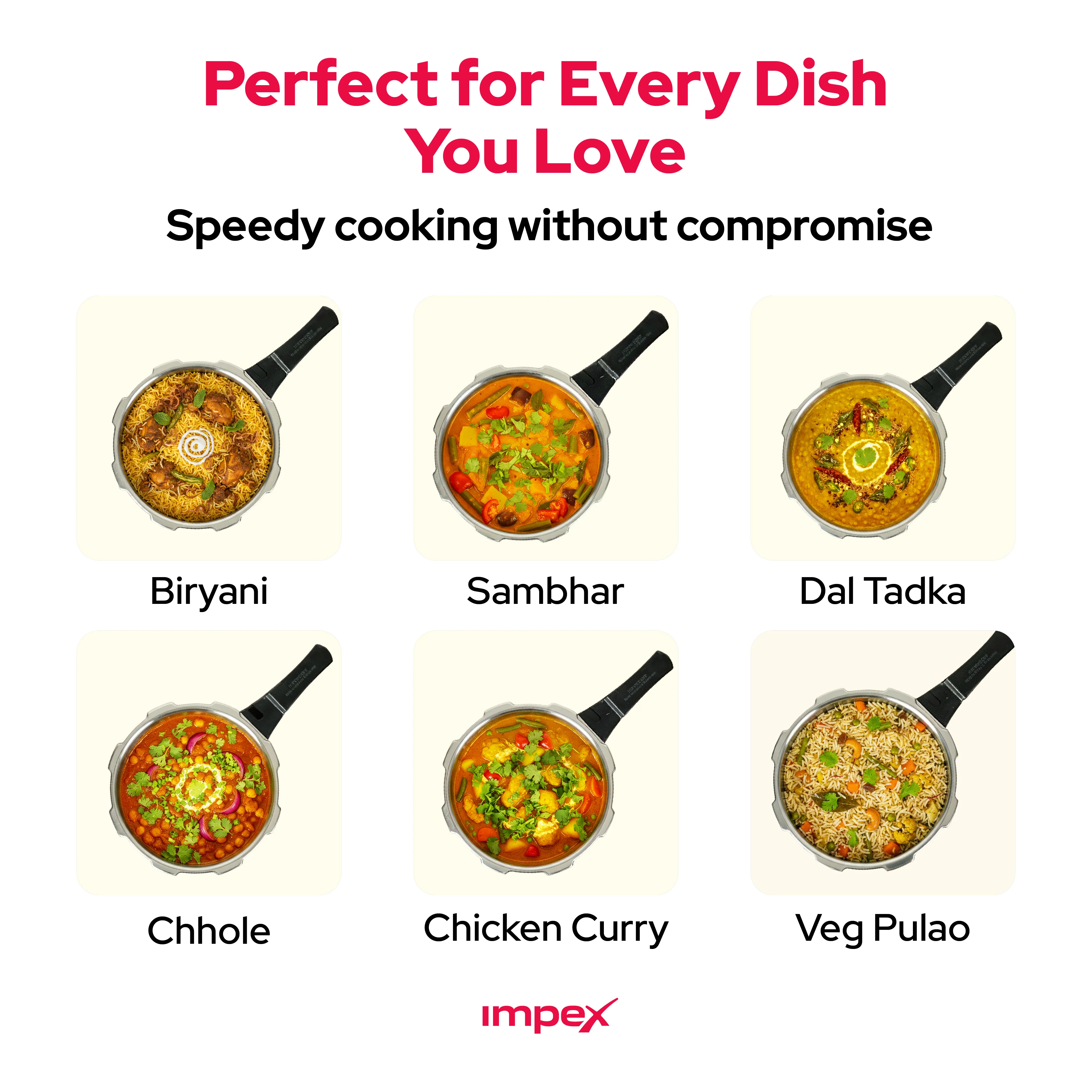 Impex EP3 Induction Base Stainless Steel Pressure Cooker (3 L, Silver) - Image 8