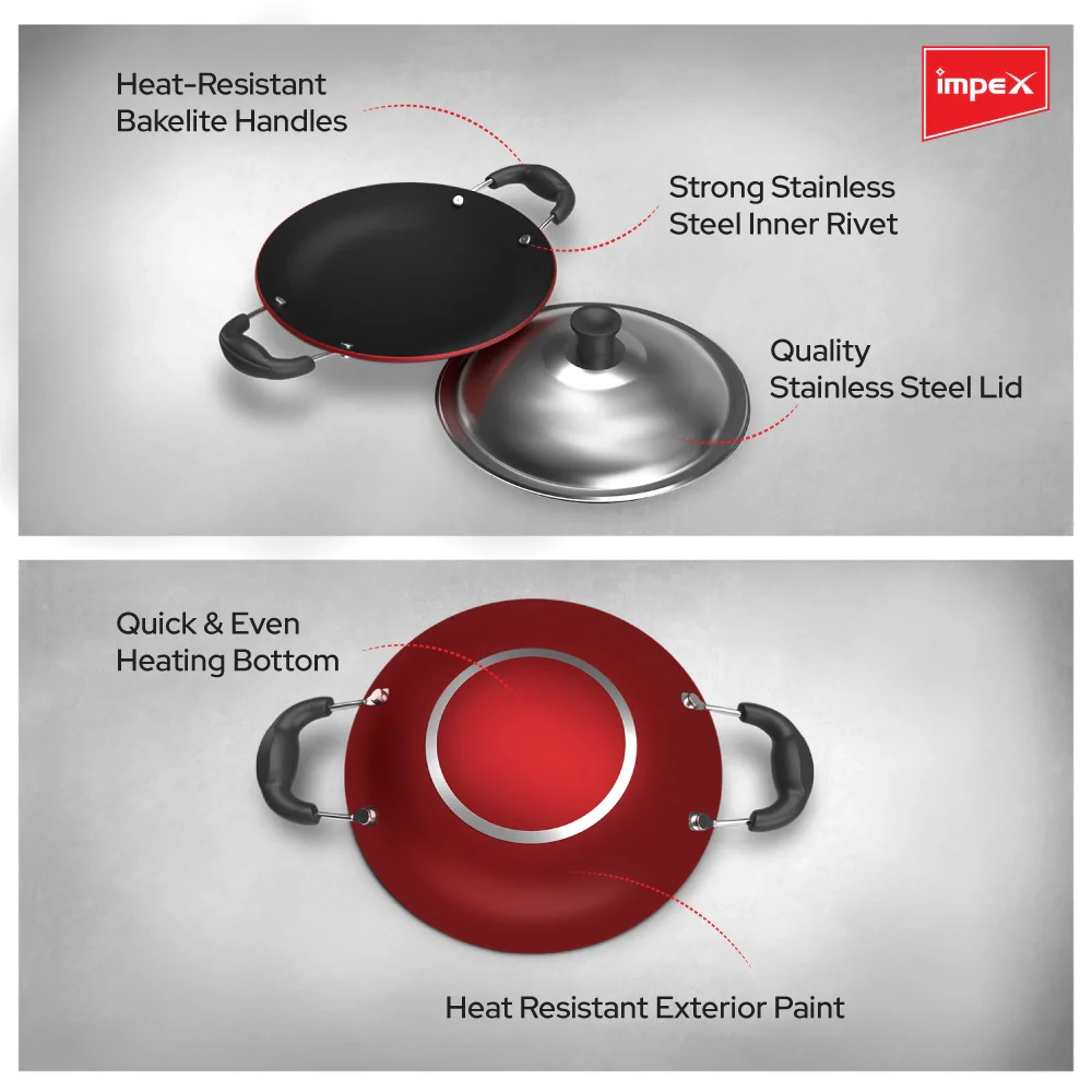 Impex Non-Stick Aluminium Appachatty  IAC 2030 - Image 4