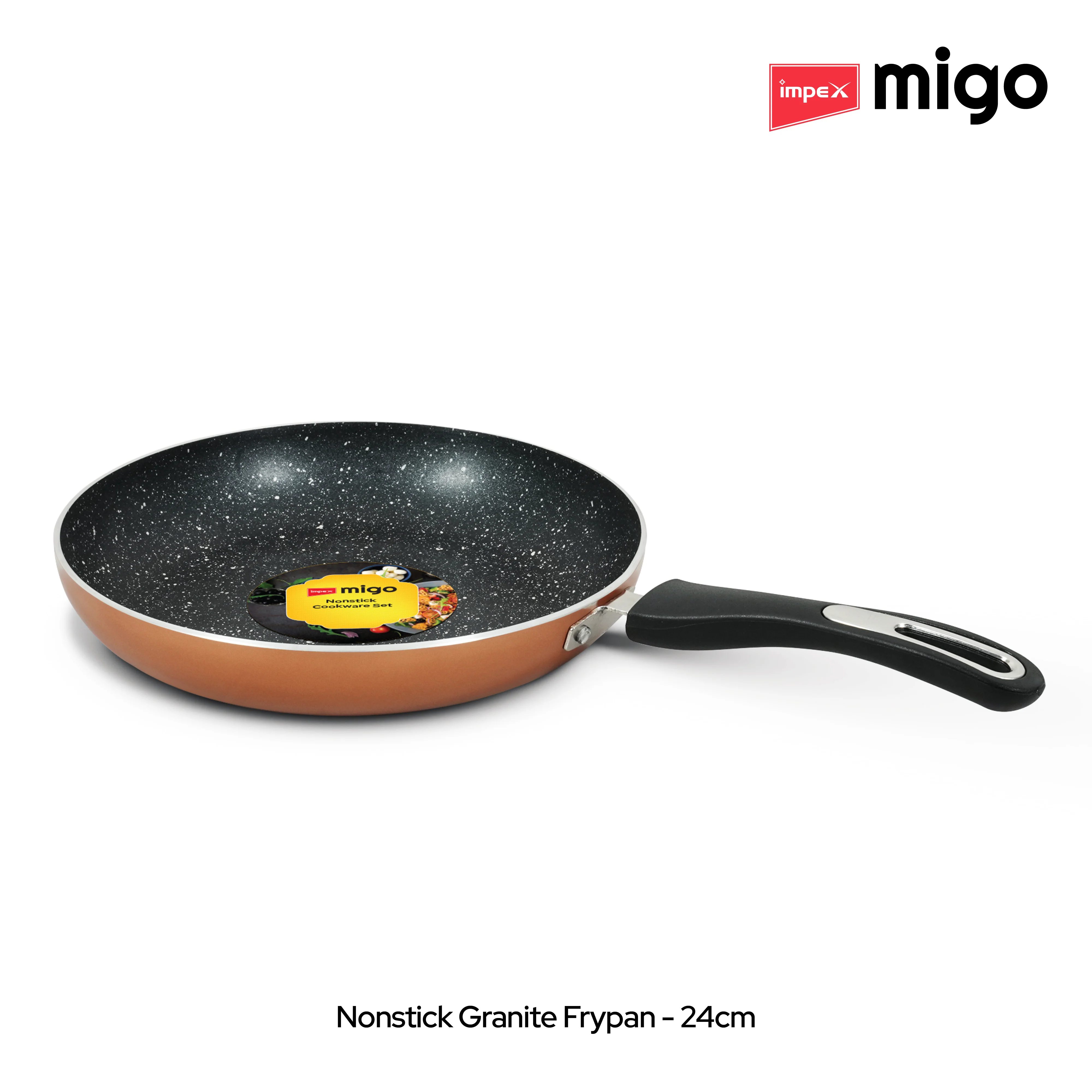 IMPEX Migo Nonstick Granite 4 Pcs Festival Gift Set FKT(Cu), 5-Layer Super Granite Induction Bottom - Image 9