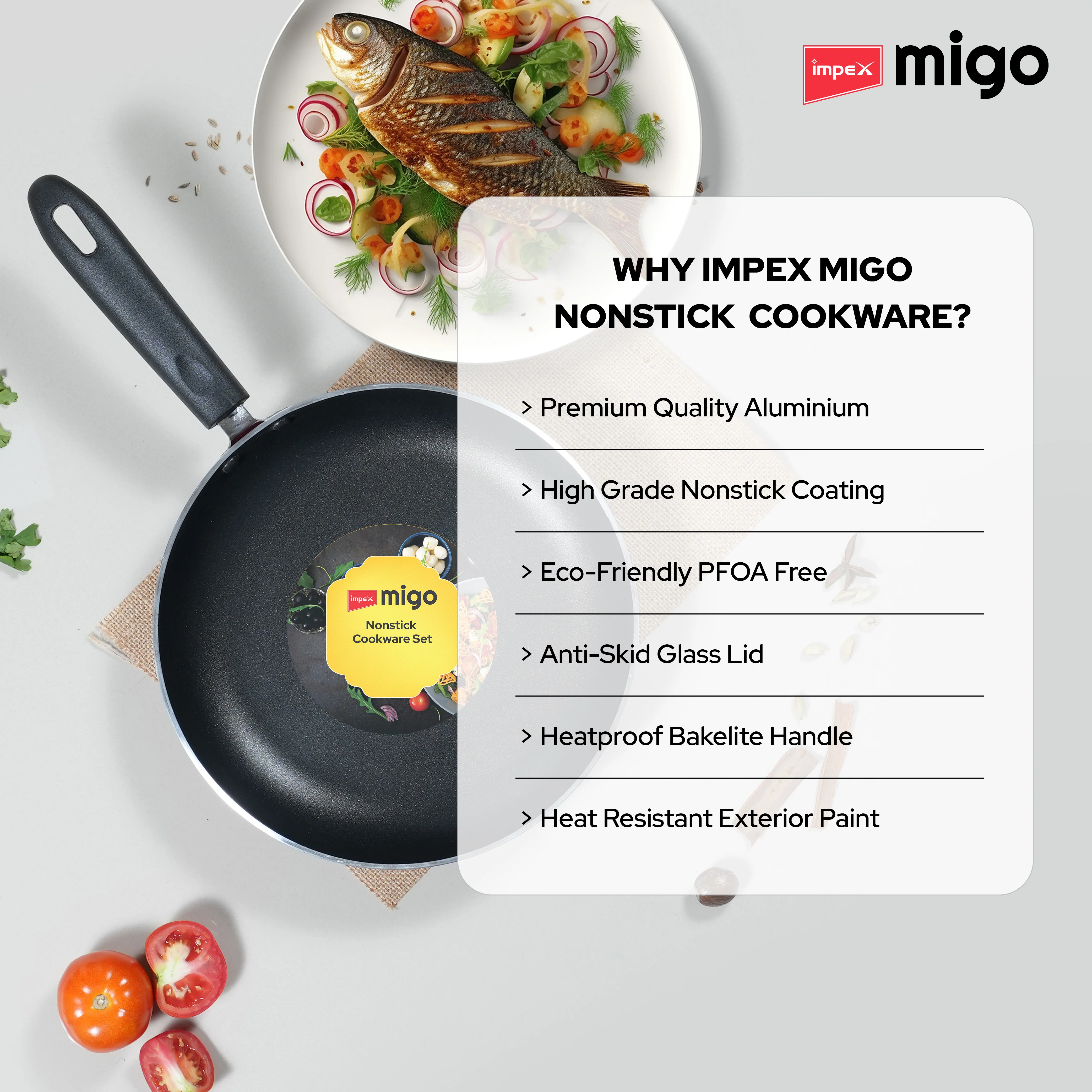 IMPEX Migo Nonstick 4 Pcs Festival Gift Set FKT(M), 3mm Thickness - Image 6