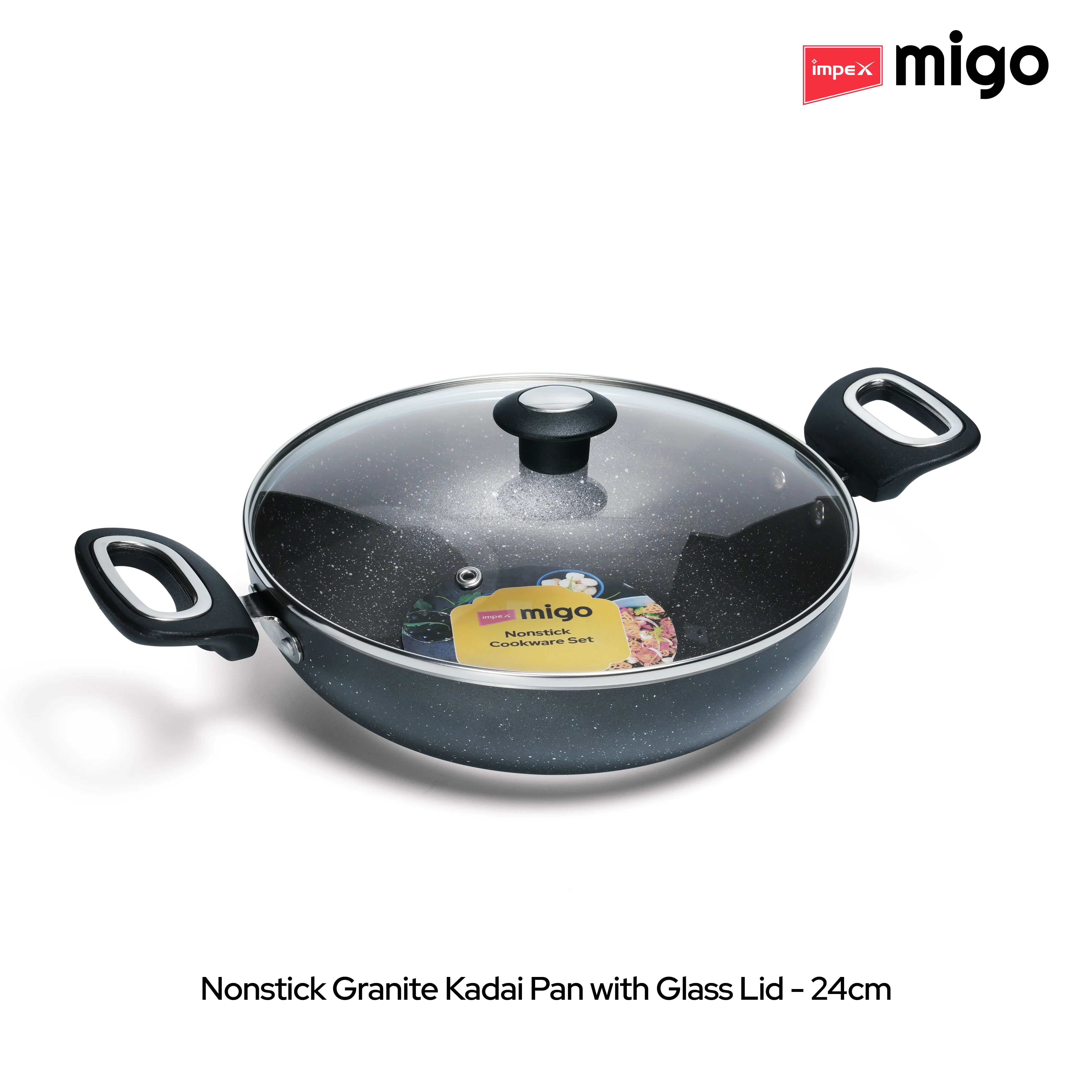 IMPEX Migo Nonstick Granite 4 Pcs Festival Gift Set FKT(G), 5-Layer Super Granite Induction Bottom - Image 10