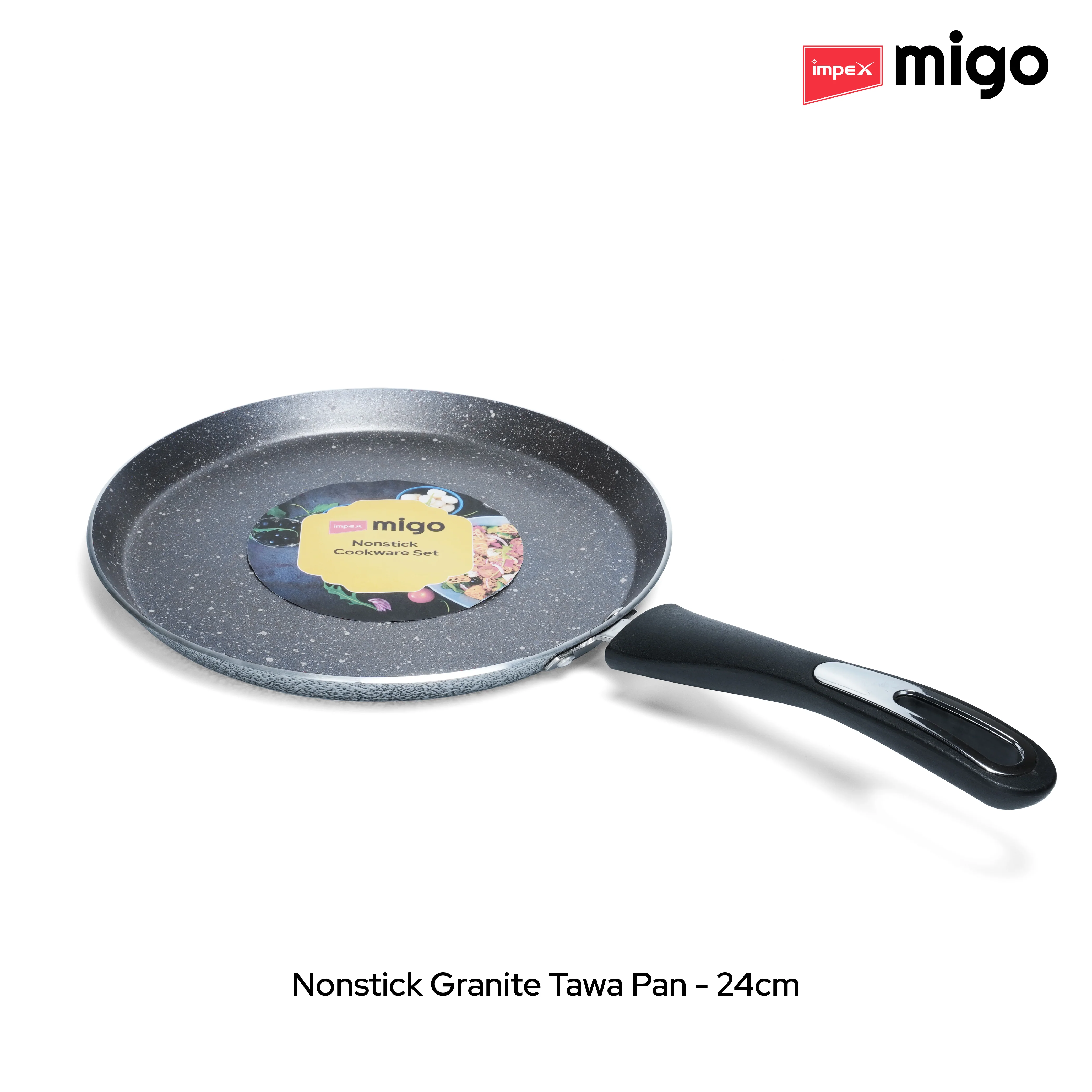 IMPEX Migo Nonstick Granite 6 Pcs Festival Gift Set MFKT(6), 5 Layer Super Granite Induction Bottom - Image 8