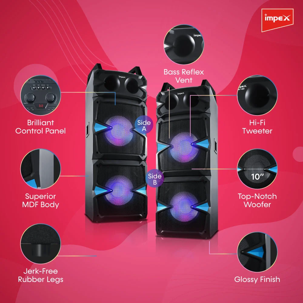 IMPEX Stage Speaker System (Thunder T100) - Image 4