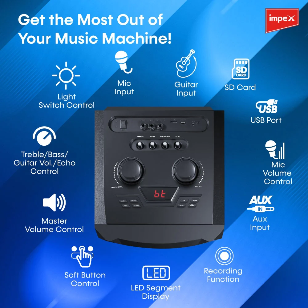 IMPEX Stage Speaker System (Thunder T100) - Image 5