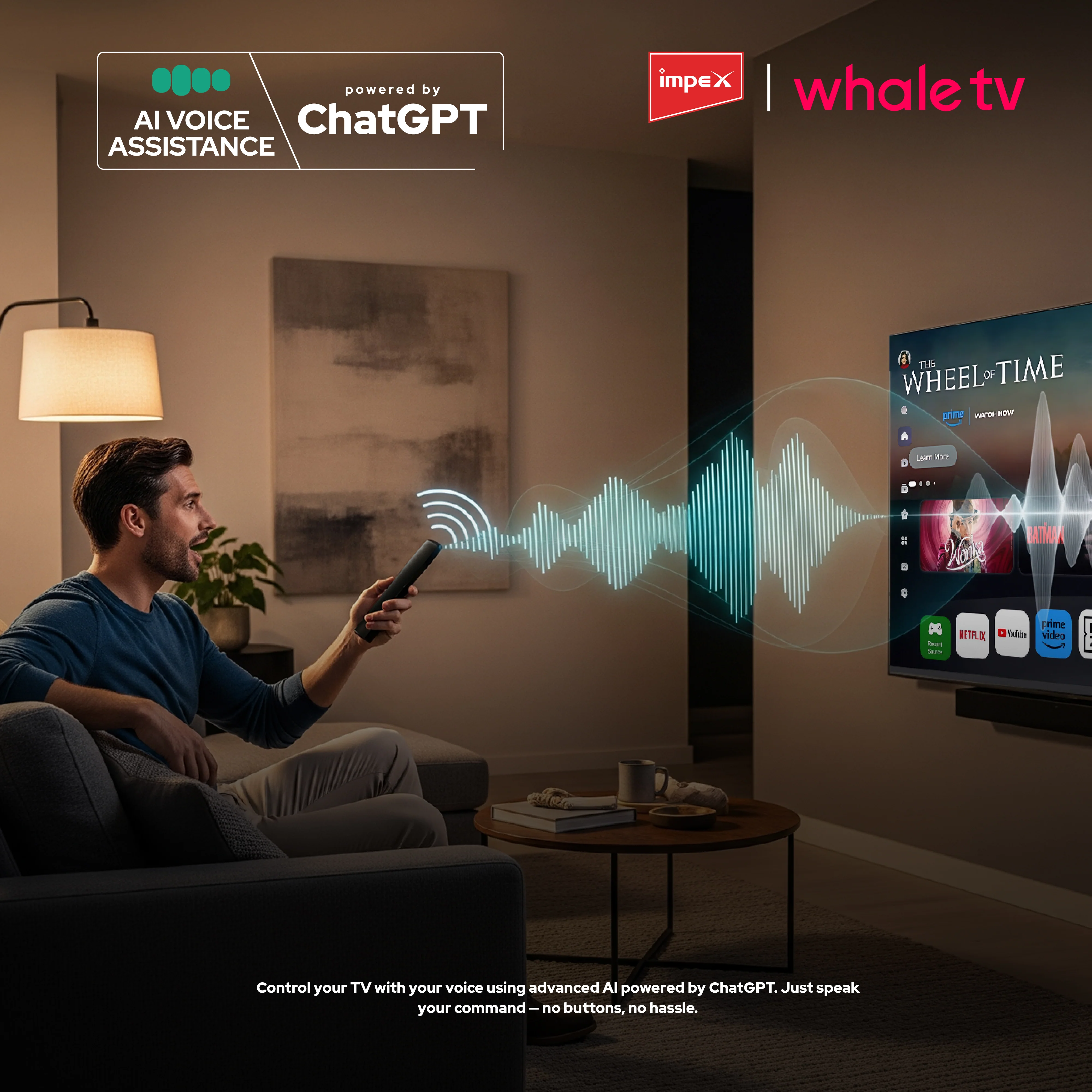 Impex WIOS Whale Series 32-inch HD QLED Smart TV (WIOS 32A2QSK1) with HDR10, Dolby Audio, and 3-Year Warranty (Black) - Image 10