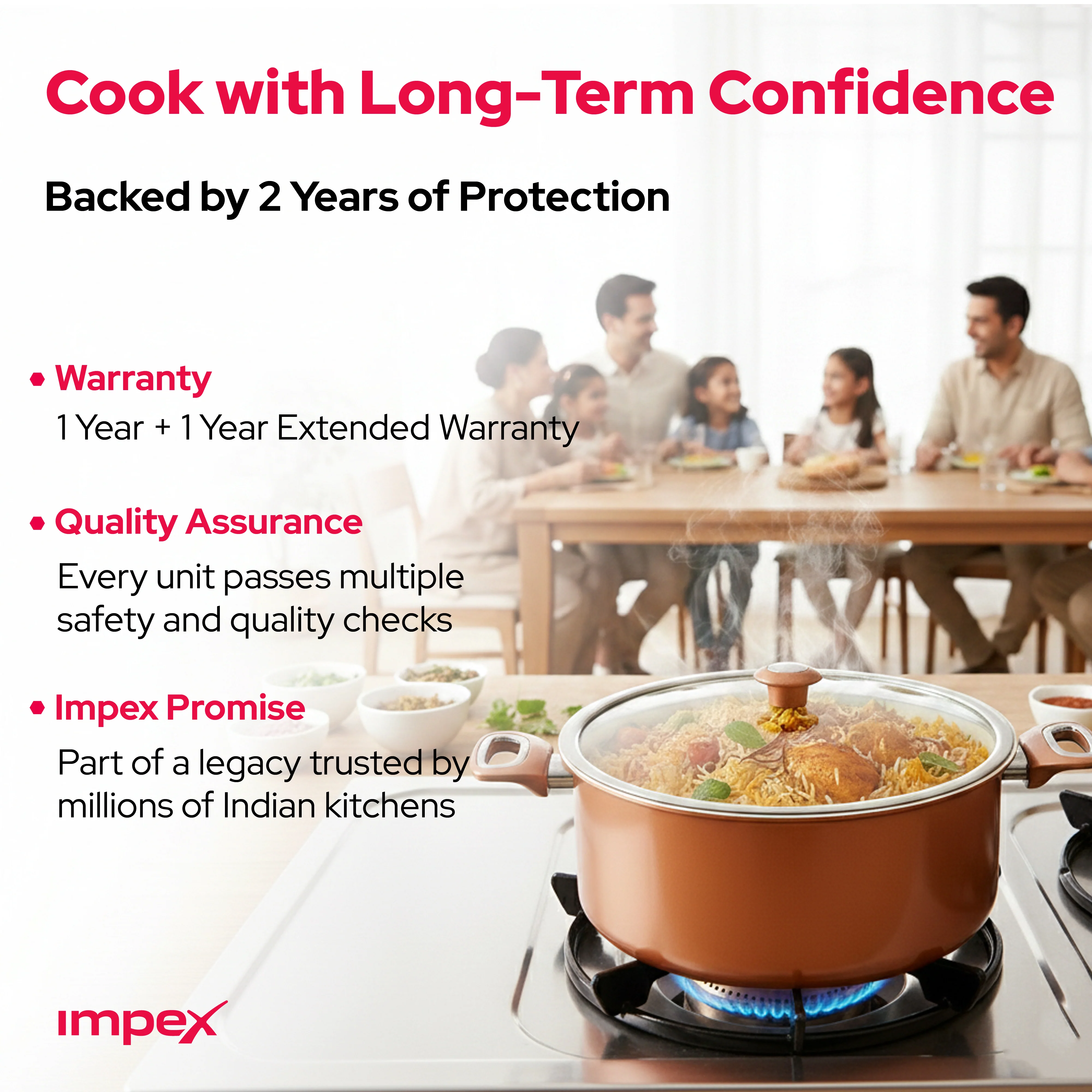 Trucera 8L Ceramic Biriyani Pot | Induction, Non-Stick | 2 Year Warranty - Image 8